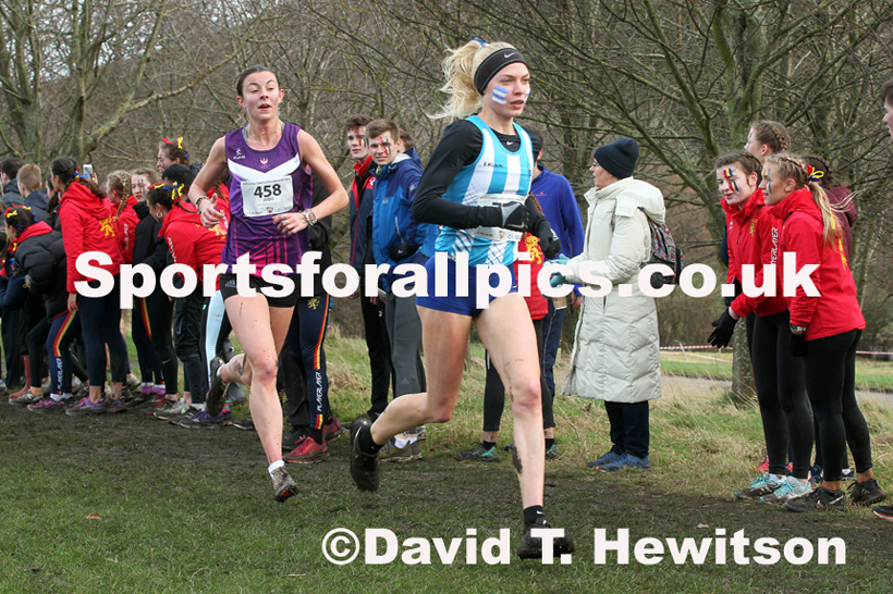 Womens long race  2020 BUCS Cross Country Champs., Edinburgh.  Photo: David T. Hewitson/Sports for All Pics